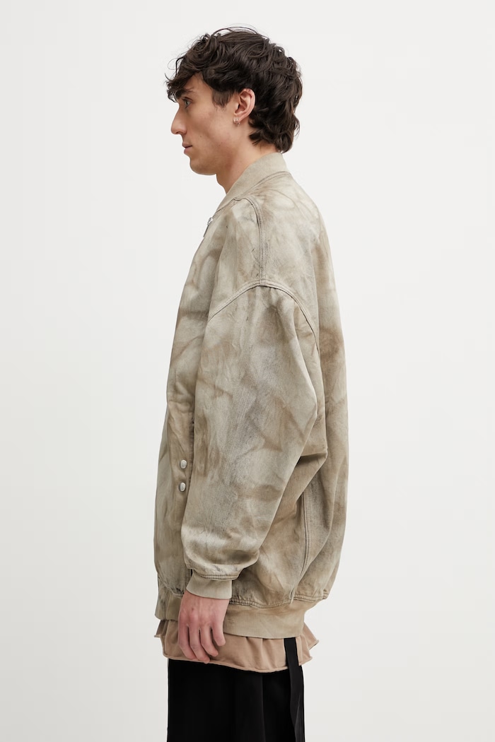 Rick Owens DRKSHDW Jumbo Flight bomber bavlněný pánský DU01F4776.DST hnědá SS26