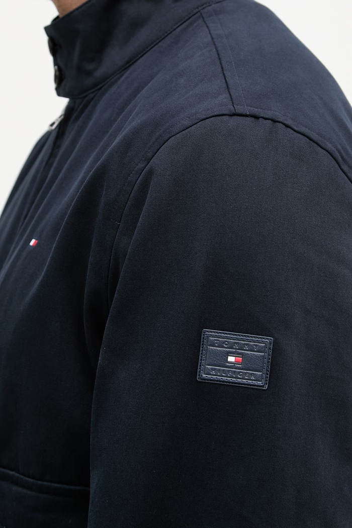 Tommy Hilfiger prechodná bunda pánska MW0MW42507 tmavomodrá