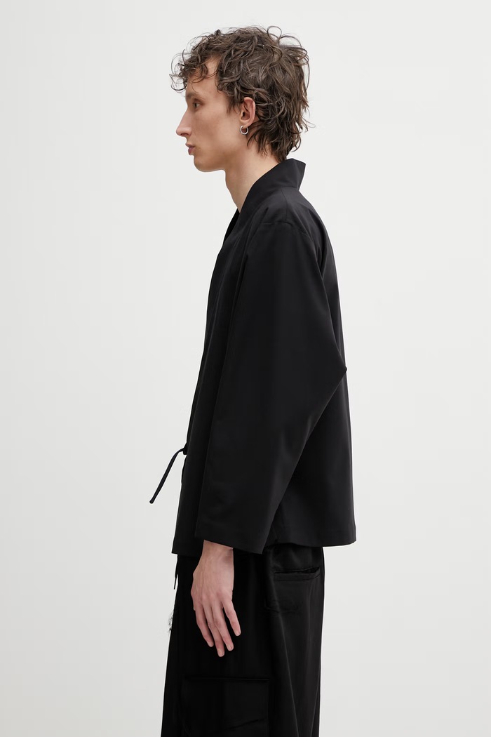 Kenzo Jacket пиджак с добавлением шерсти для мужчин FF55UV1409RU чёрный SS26