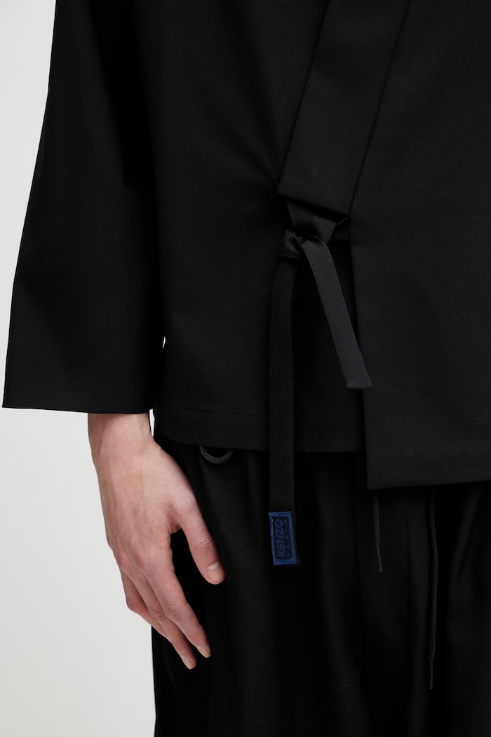 Kenzo Jacket пиджак с добавлением шерсти для мужчин чёрный FF55UV1409RU
