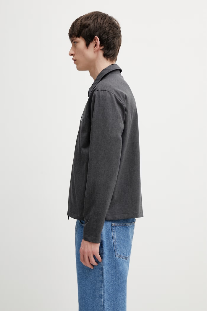 Filling Pieces Twill Wool kurtka przejściowa z dodatkiem wełny męska 422560500247.170 szary SS26