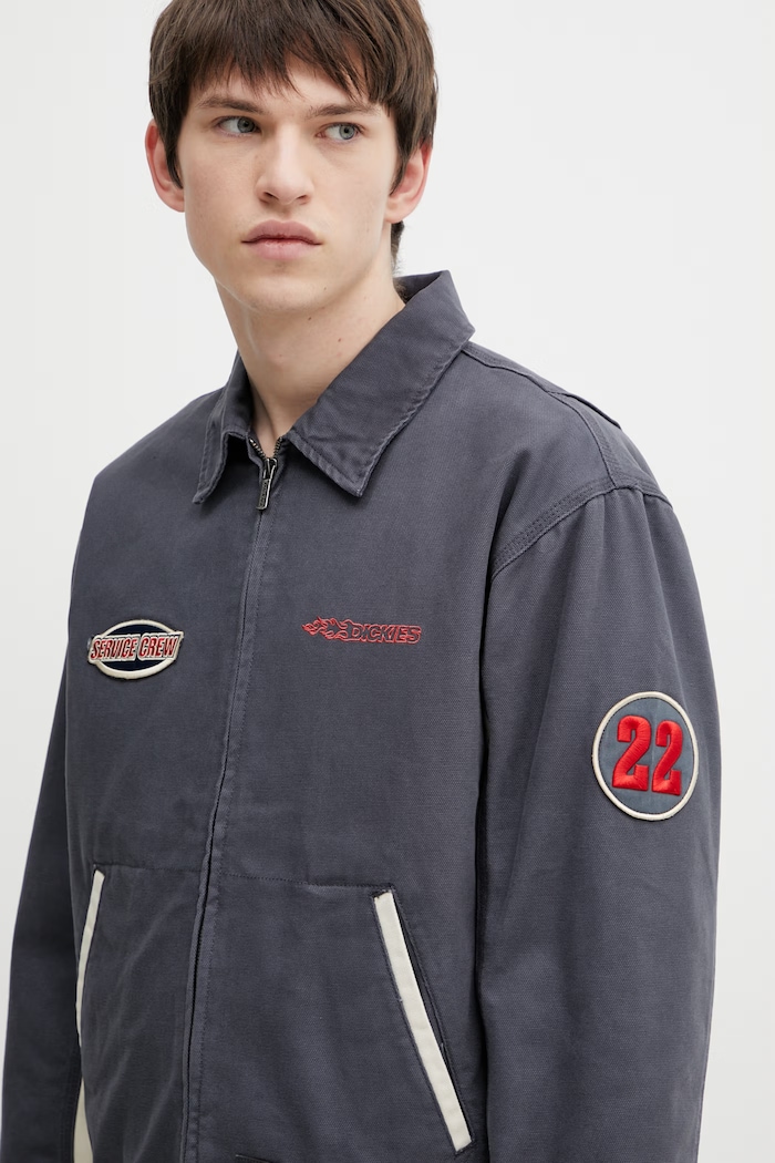 Dickies jachetă de bumbac gri DK0A89FD0CH1