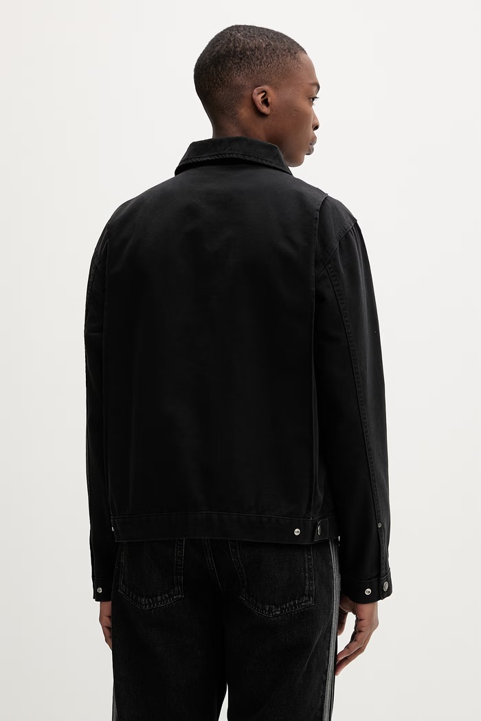 Oblačila Dickies prehodna jakna moška bombažna DK0A88GQBLK1 črna