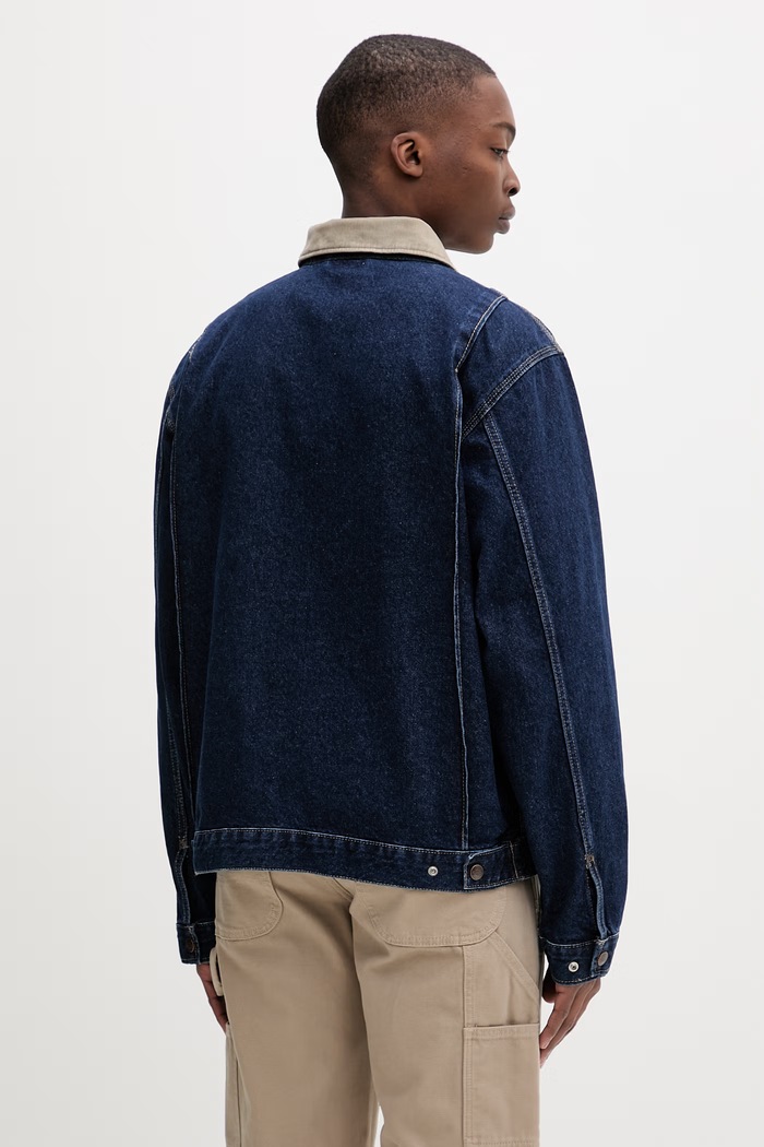 Oblačila Dickies jakna moška denim DK0A88EG0DD1 mornarsko modra