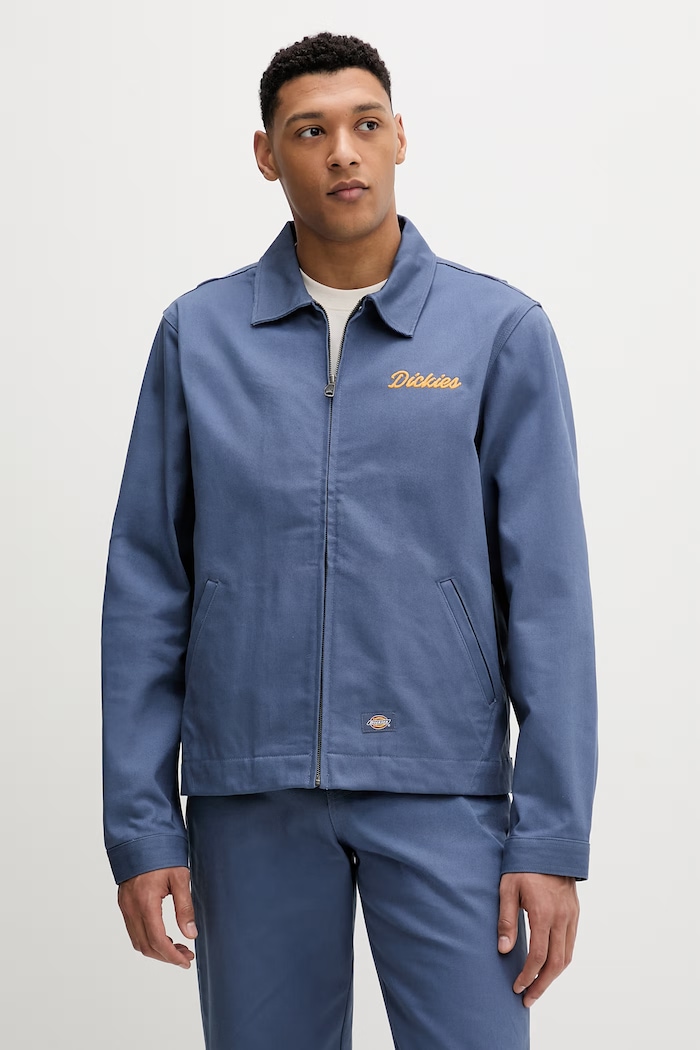 Bombažna jakna Dickies Drugo modra DK0A88PFRI21