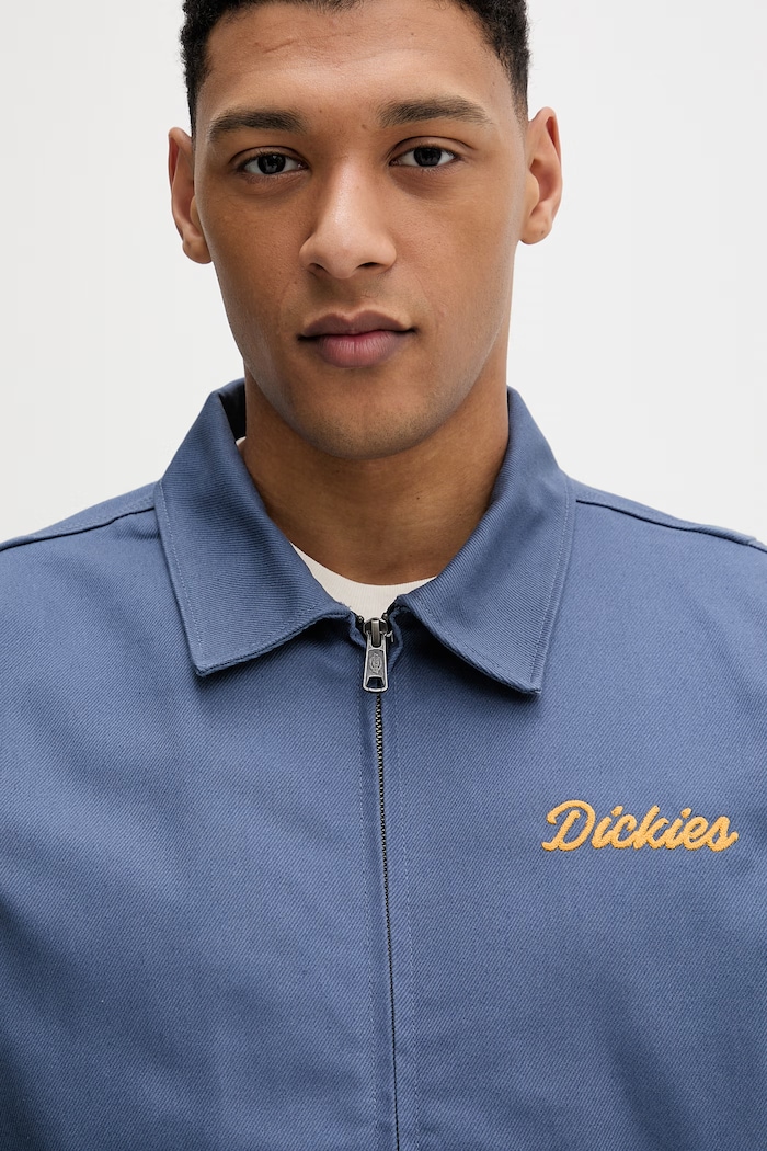 Bombažna jakna Dickies modra DK0A88PFRI21