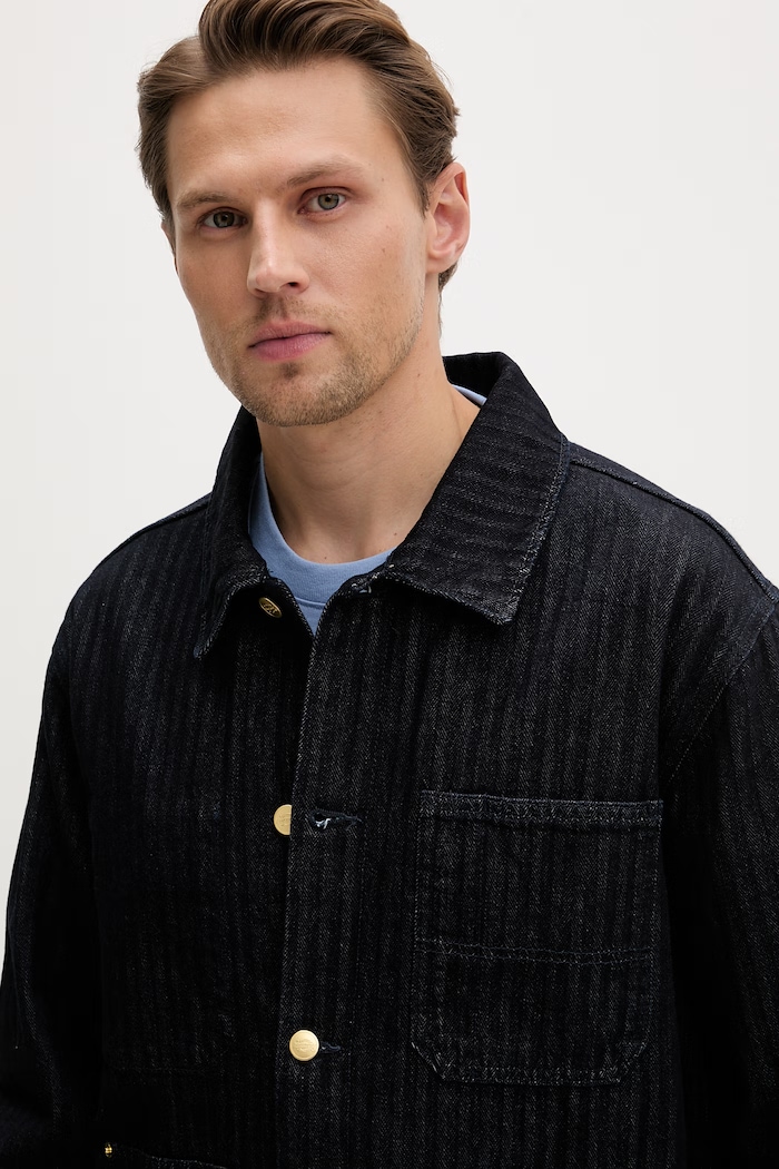Dickies džínsová bunda pánska rifľová tmavomodrá DK0A89FERIN1