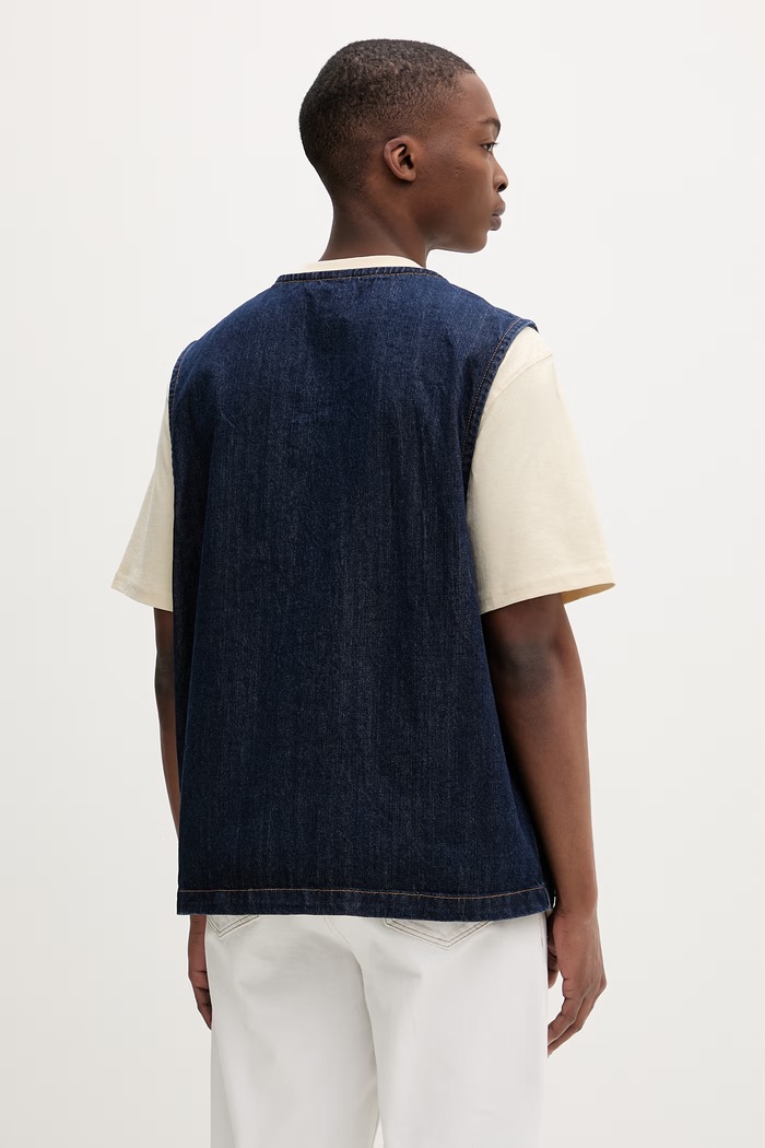 Oblačila Dickies Brezrokavnik moški denim DK0A88P4RNB1 mornarsko modra