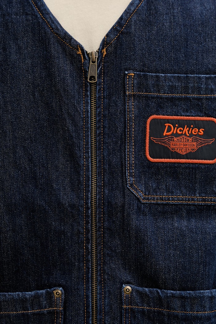 Dickies Brezrokavnik moški denim DK0A88P4RNB1 mornarsko modra