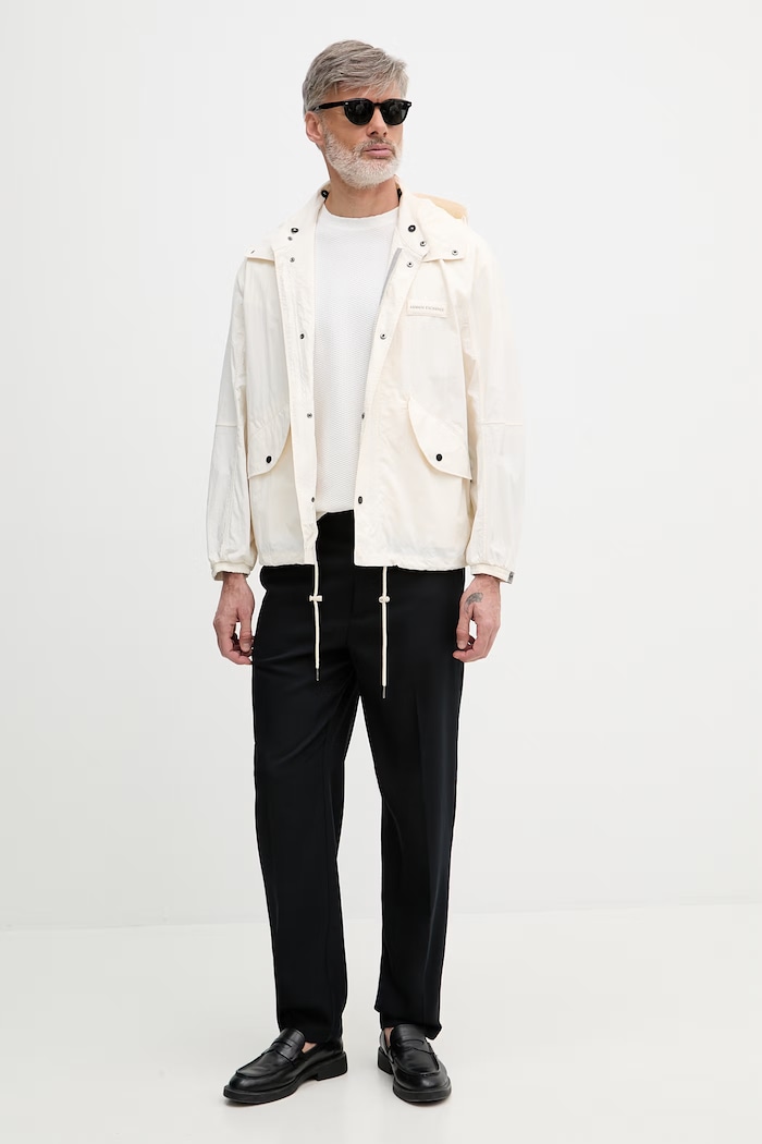 Armani Exchange jachetă pentru bărbați XM002137.AF22504 bej SS26