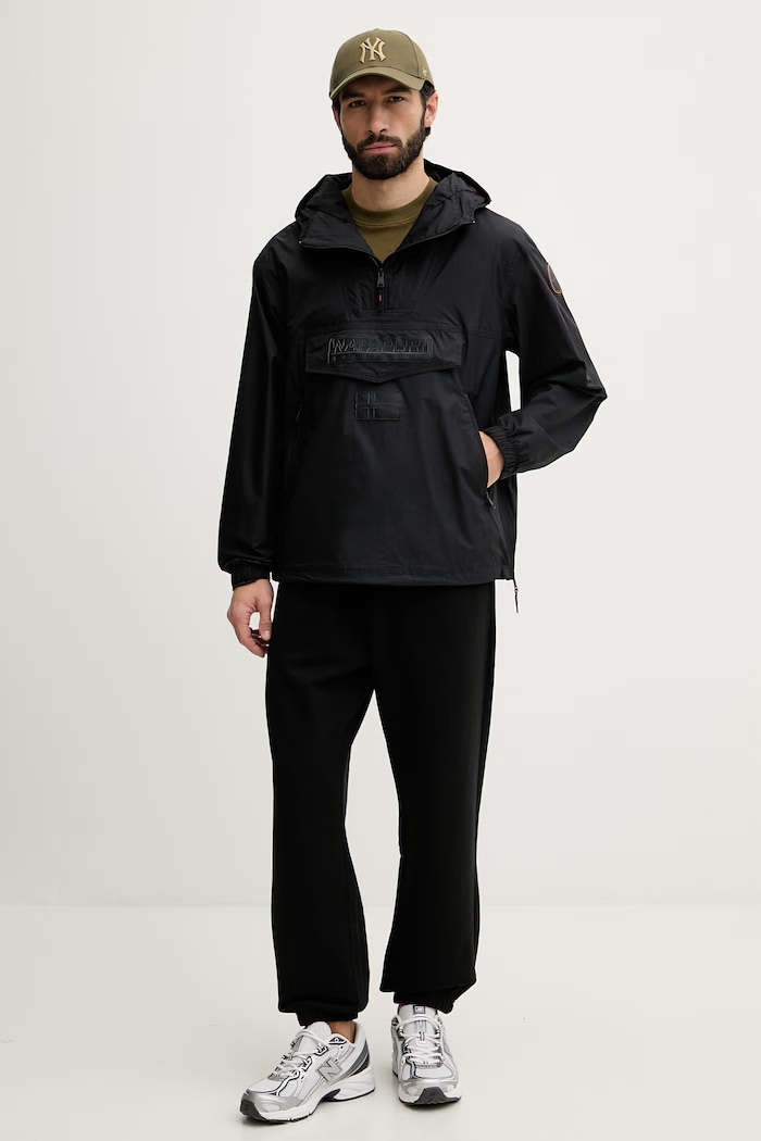 Napapijri анорак чоловічий RF NEXT WB NP0A4FI39411 чорний SS26
