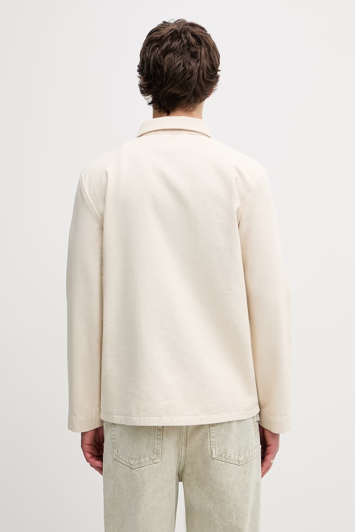 Îmbrăcăminte A.P.C. geacă de tranziție bărbați din bumbac Veste Kerlouan Brodee COHGI.H03205 bej