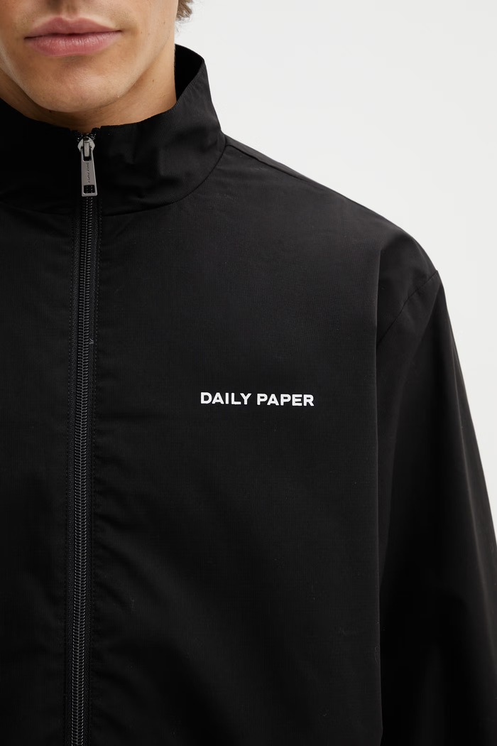 Daily Paper eward giacca da uomo nero 2610045