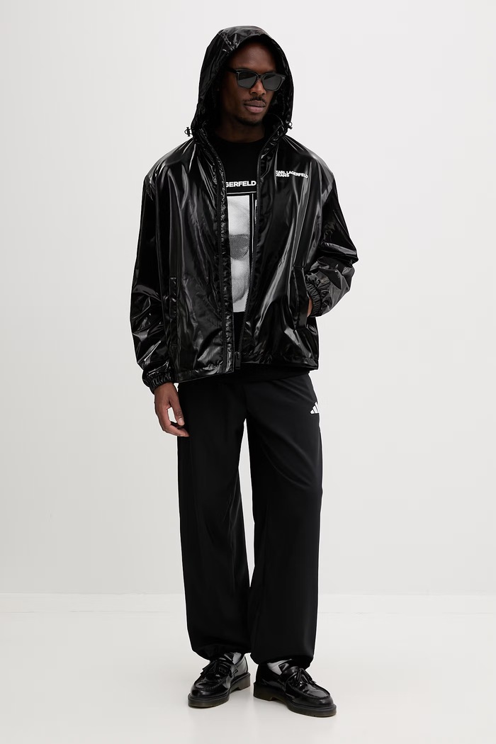 Karl Lagerfeld Jeans pánska krátka bunda B2M15022 čierna SS26