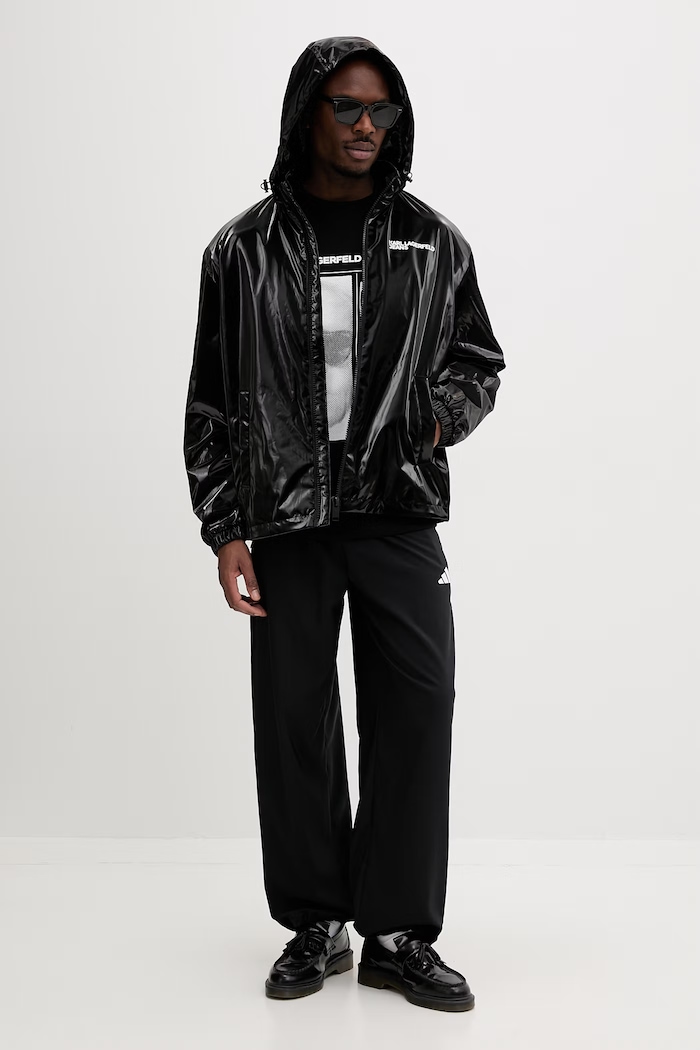 Karl Lagerfeld Jeans pánska krátka bunda B2M15022 čierna SS26