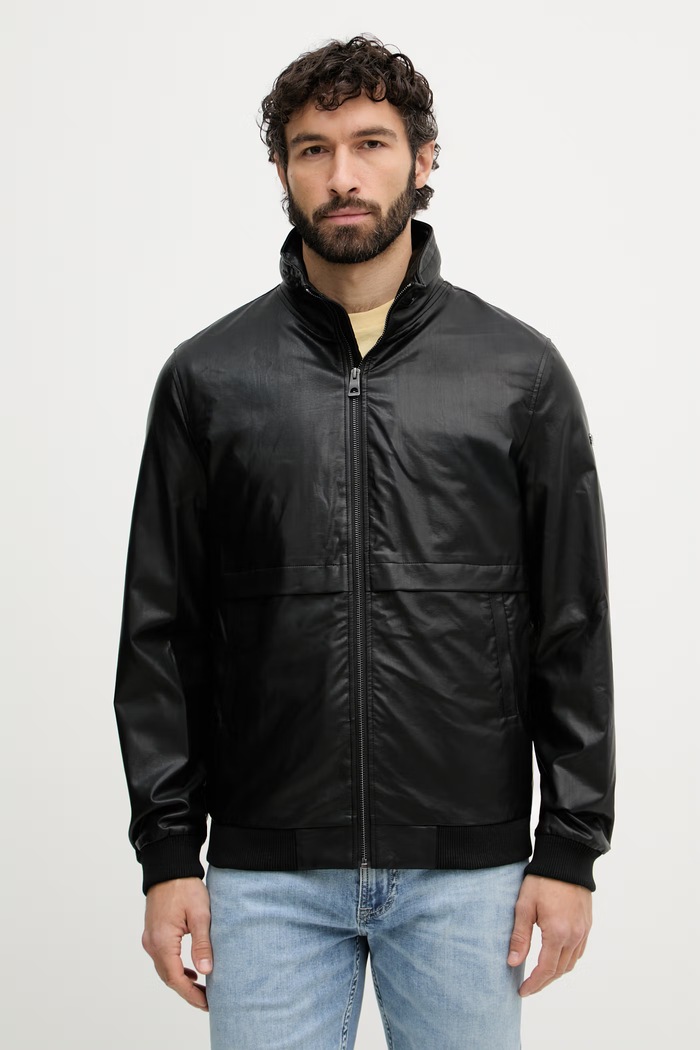 Guess prechodná bunda pánska čierna M6GL07.W1663