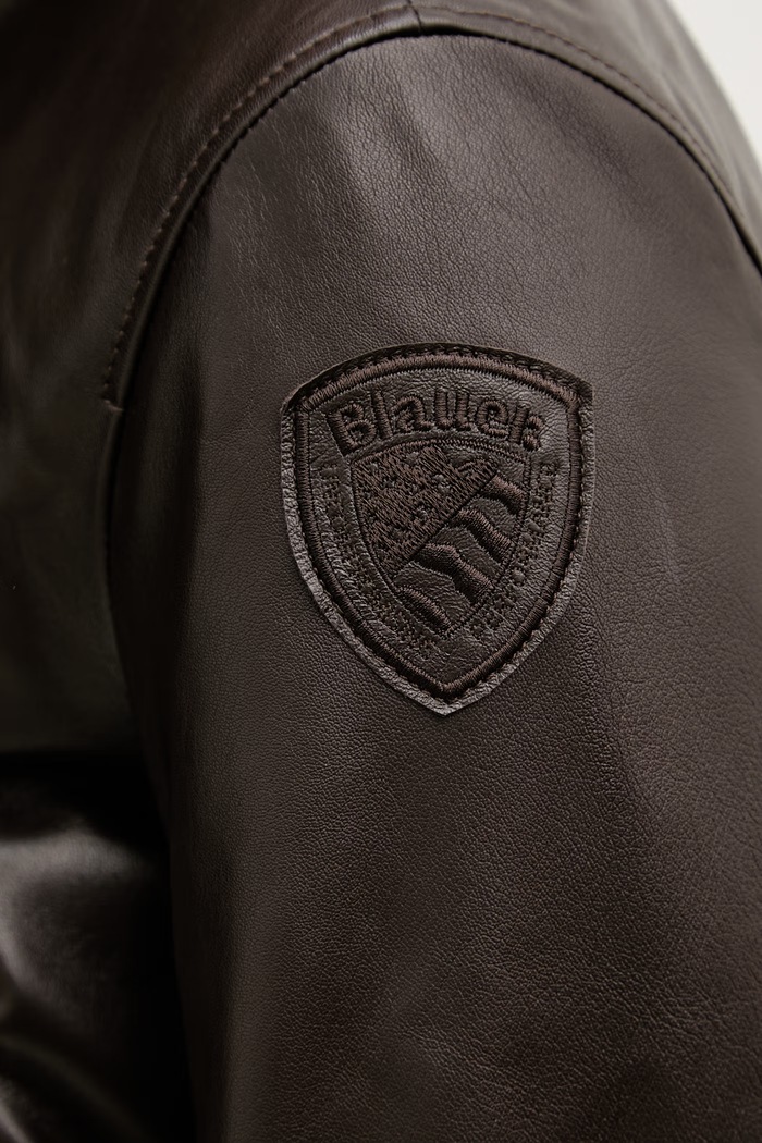 Blauer bunda pilotka pánska kožená CONISTON hnedá BLUL02441
