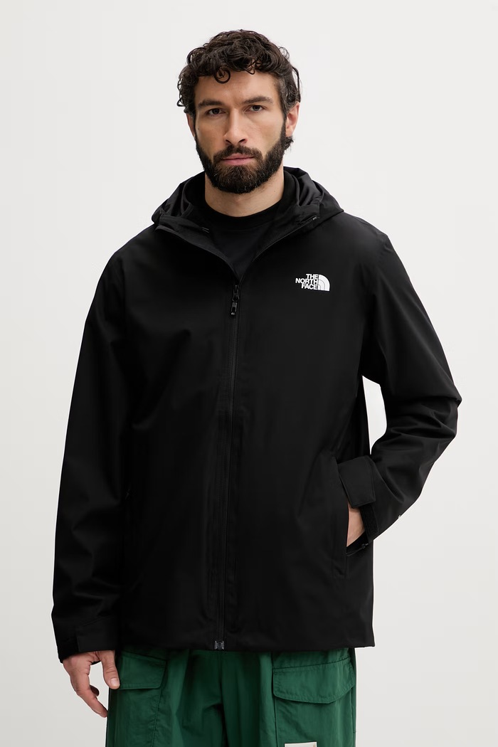 The North Face μπουφάν 3 σε 1 ανδρικό QUEST TRICLIMATE μαύρο NF0A8G0SJK31
