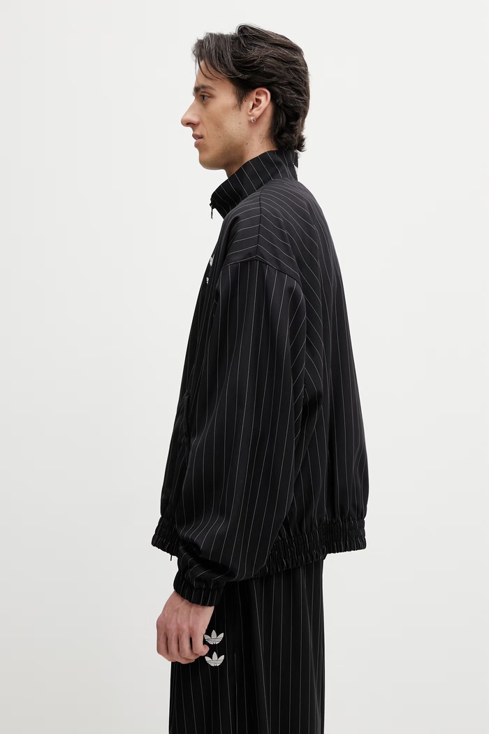 adidas Originals x Willy Chavarria уголемено яке мъжко с добавена мериносова вълна KR8696 черен SS26