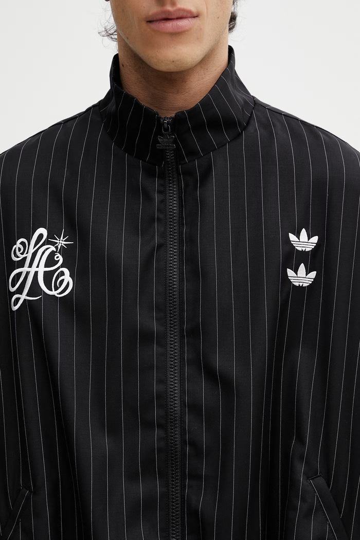 adidas Originals x Willy Chavarria уголемено яке мъжко с добавена мериносова вълна KR8696 черен