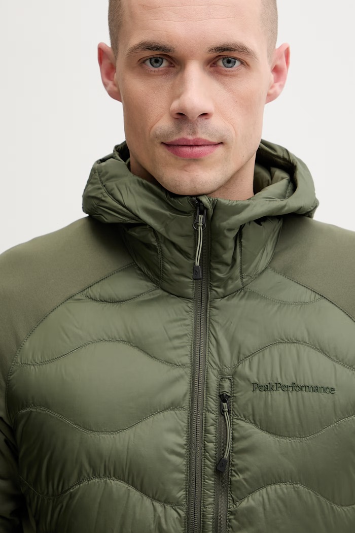 Peak Performance jachetă pentru bărbați Helium Down verde G79844