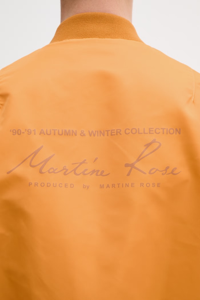 Martine Rose Classic kurtka dwustronna męska 702WO01200 pomarańczowy