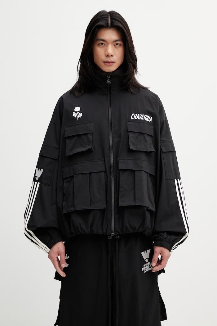 adidas Originals x Willy Chavarria яке мъжко черен KW1732