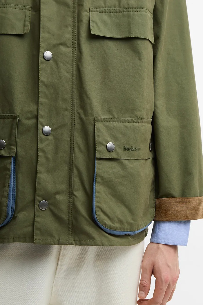Barbour x Paul Smith Sugarlump Bedale pánska bavlnená bunda MCA1126GN52
