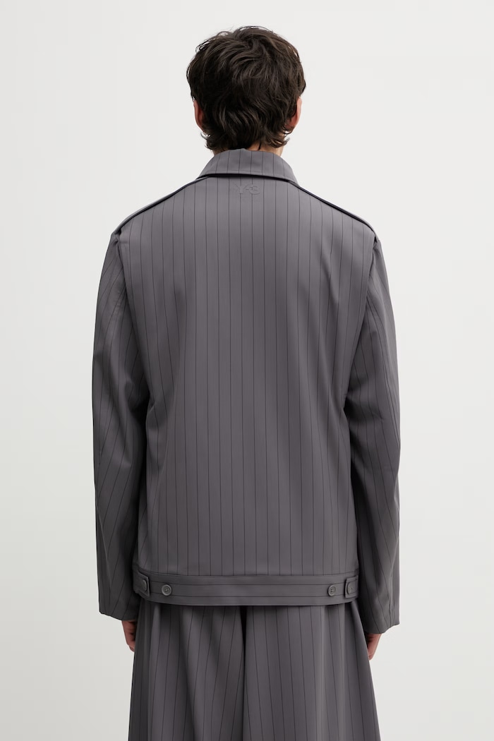 Clothing Y-3 M RW UT BLOUSON Men's jacket with wool KS4973 gray
