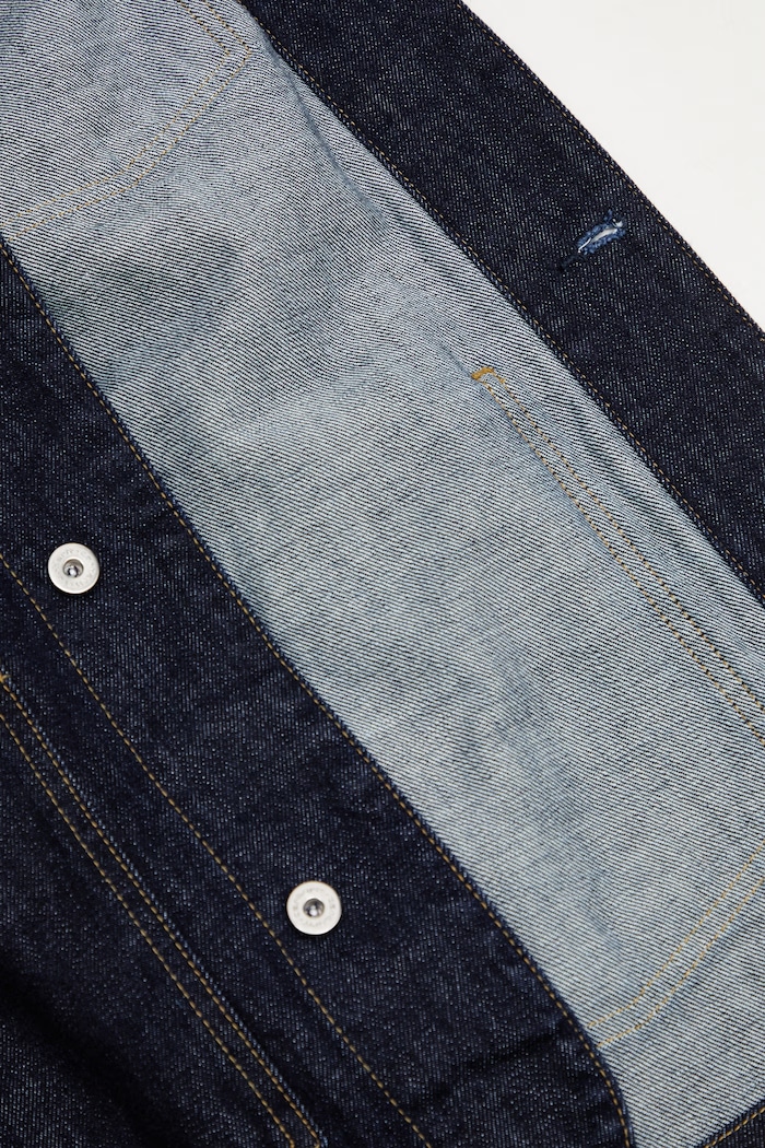 Carhartt WIP Warren Chore Coat kurtka jeansowa męska I036592.B8902 niebieski