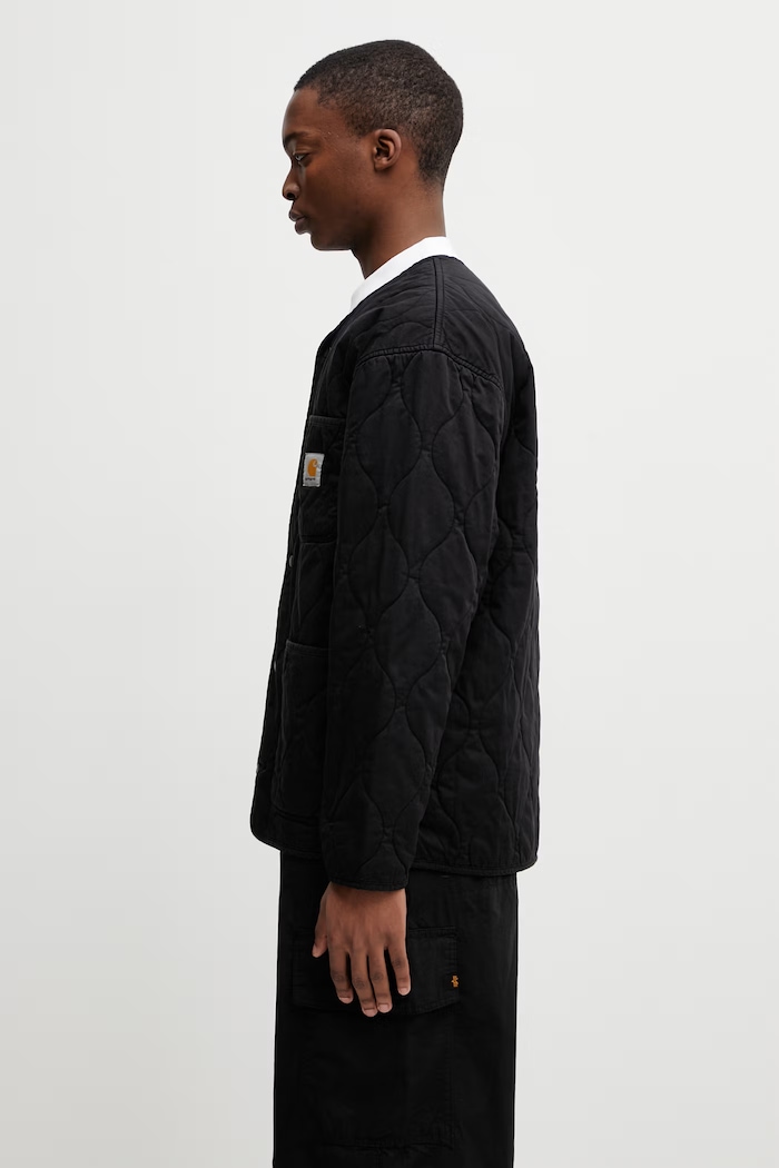 Carhartt WIP Skyton Liner geacă petrecută de bumbac pentru bărbați I036965.89XX negru SS26