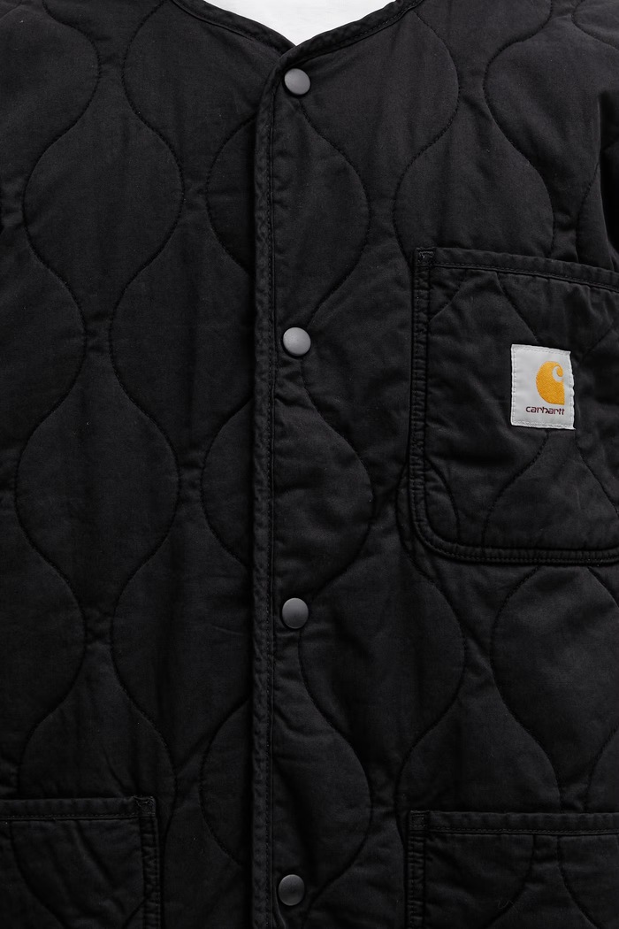 Carhartt WIP Skyton Liner geacă petrecută de bumbac pentru bărbați negru I036965.89XX