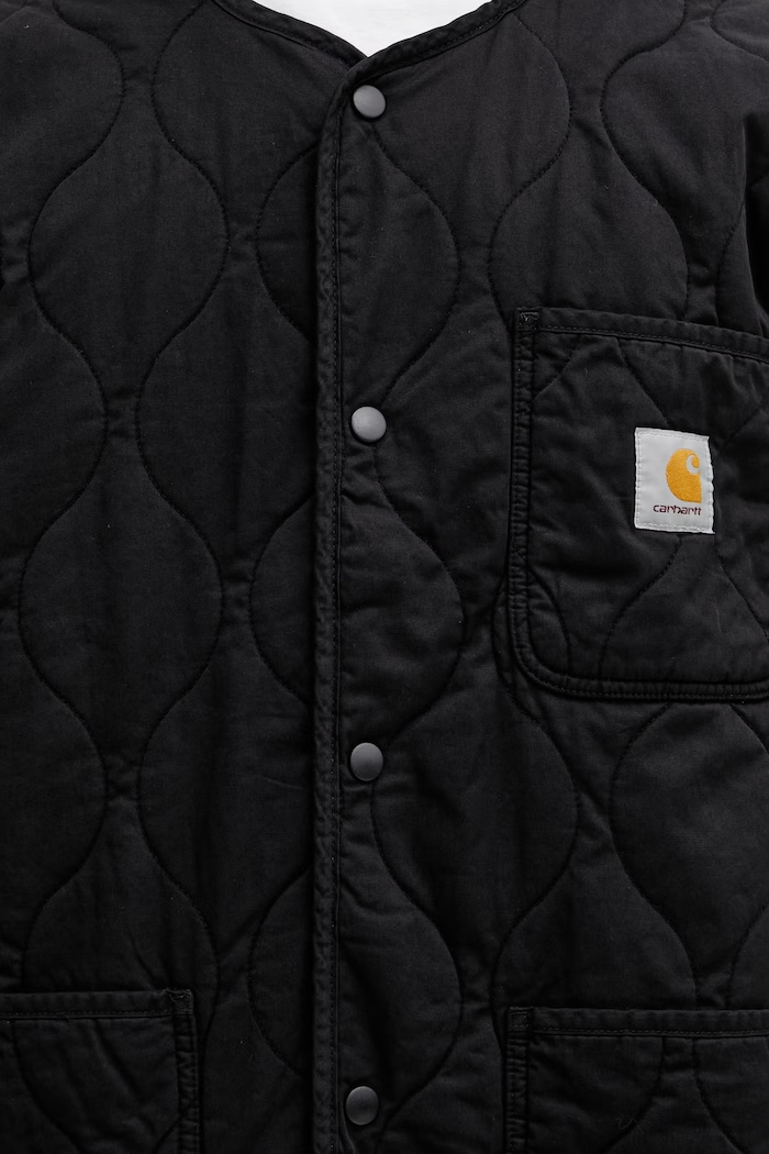 Carhartt WIP Skyton Liner geacă petrecută de bumbac pentru bărbați negru I036965.89XX