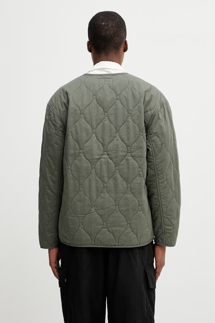 Odjeća Carhartt WIP Skyton Liner prošivena jakna od pamuka za muškarce I036965.11XX zelena