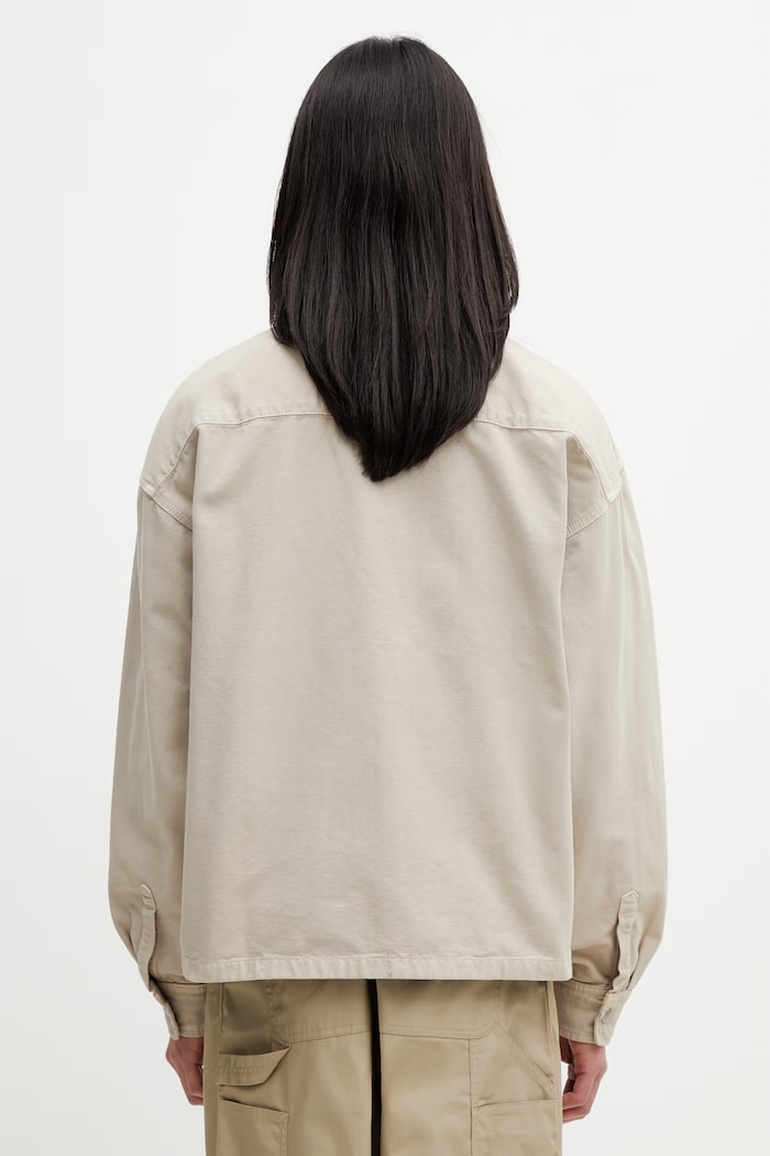 Clothing Carhartt WIP Prescott Shirt Jac jacket cotton men's I036484.3VYGD beige