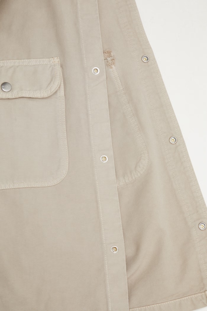 Carhartt WIP Prescott Shirt Jac jacket cotton men's I036484.3VYGD beige