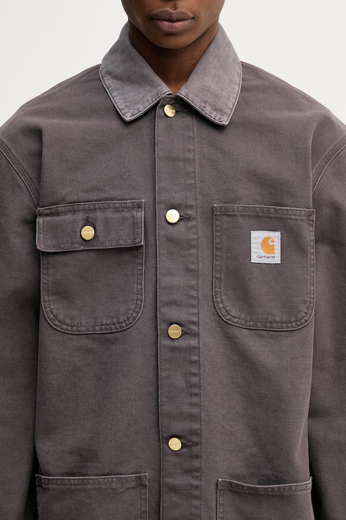 Carhartt WIP Michigan Coat přechodová bunda bavlněná pánská hnědá I034787.3MB4O