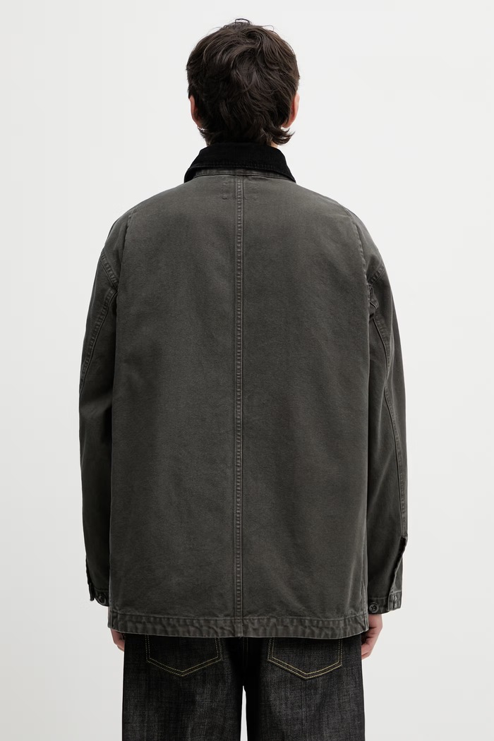 Дрехи Carhartt WIP Prescott Coat мъжко памучно яке тип риза I036983.3MXGD зелен