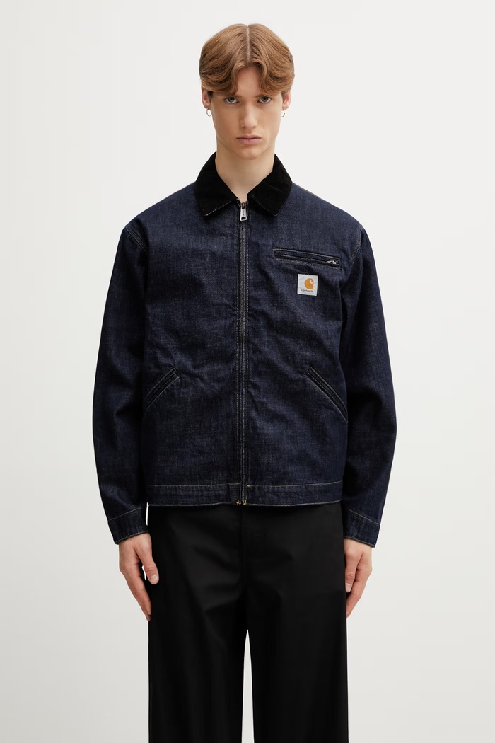 Carhartt WIP OG Detroit Jacket kurtka jeansowa męska niebieski I036593.B8902