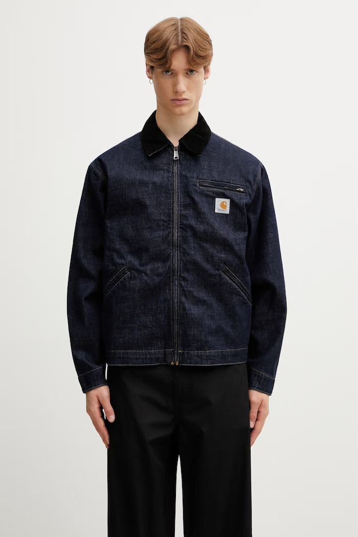 Carhartt WIP OG Detroit Jacket kurtka jeansowa męska niebieski I036593.B8902