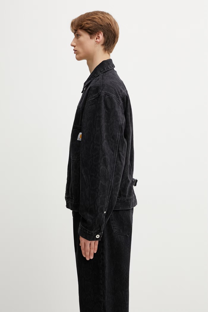 Carhartt WIP Belmar Jacket jachetă din denim pentru bărbați I036586.3R260 negru SS26