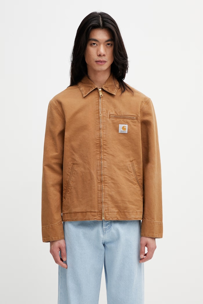 Carhartt WIP Detroit Jacket kurtka bawełniana męska brązowy I034819.1FJ4O