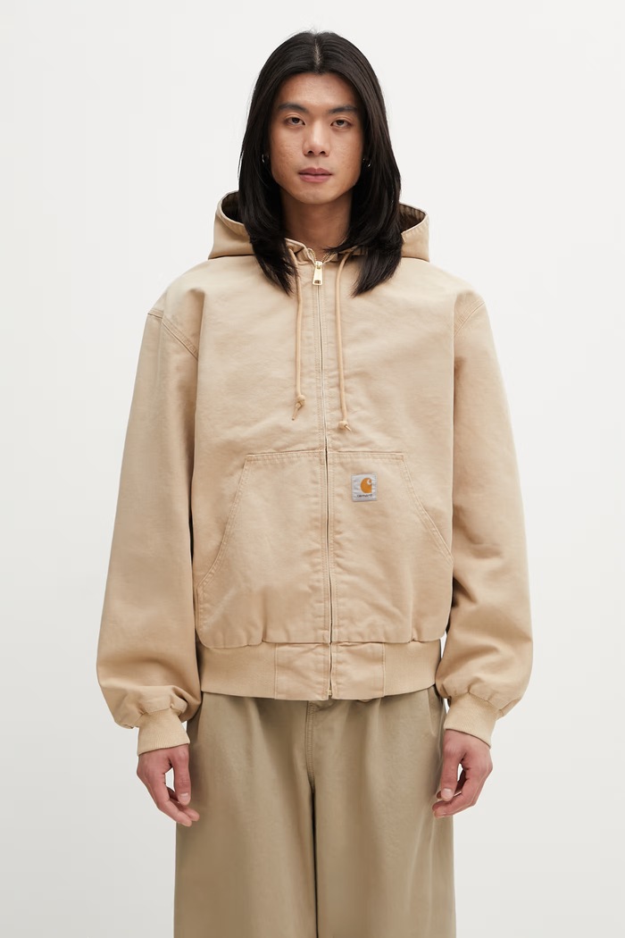 Carhartt WIP OG Active Jacket přechodová bunda bavlněná mužská béžová I034820.07E4O