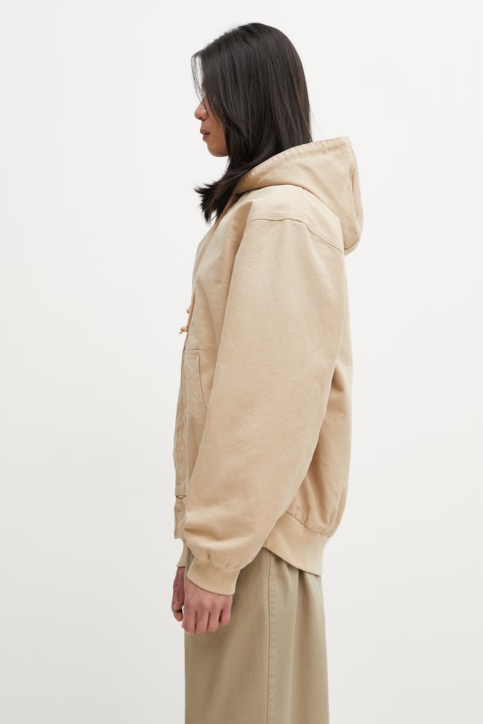 Carhartt WIP OG Active Jacket přechodová bunda bavlněná mužská I034820.07E4O béžová SS26