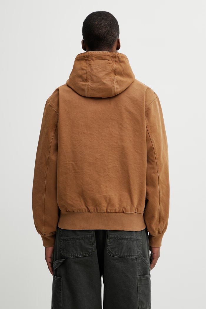 Дрехи Carhartt WIP OG Active Jacket уголемено яке памучно мъжко I034820.HZ4O кафяв
