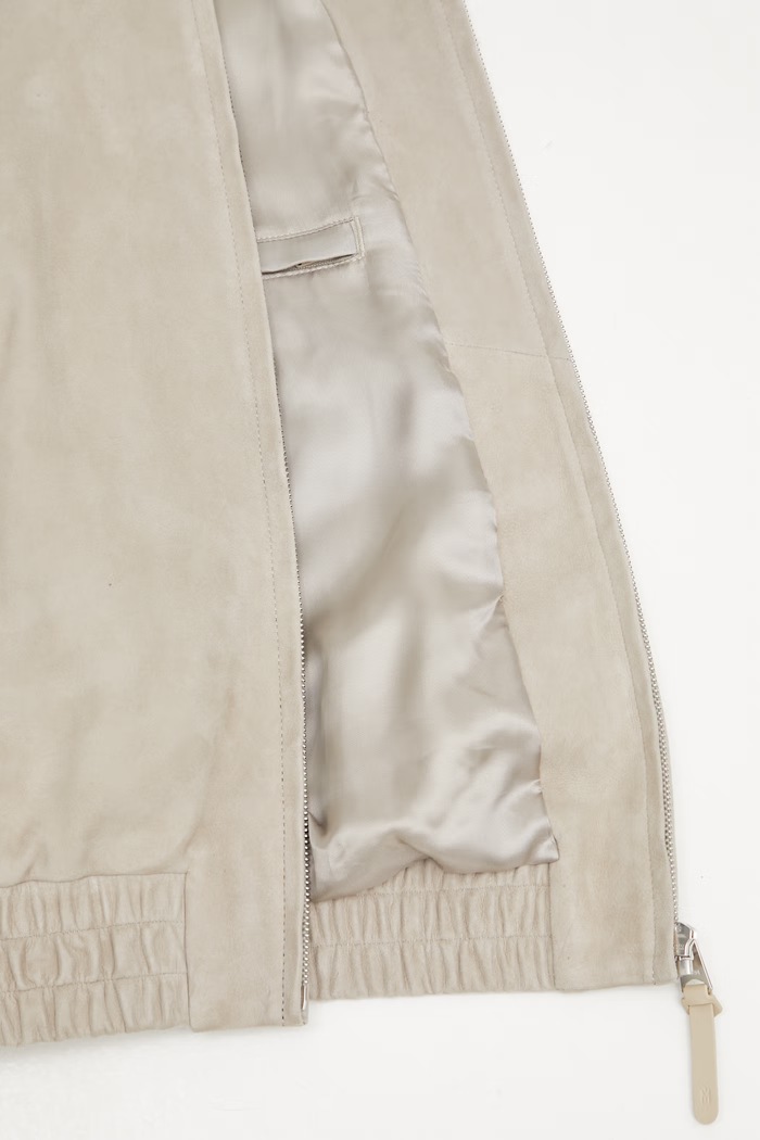 Mackage krátká bunda semišová pánská GIOVANNI.SU béžová