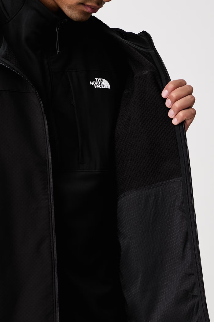 Αθλητικό μπουφάν ανδρικό TEK APPROACH FUTUREFLEECE The North Face μαύρο NF0A8EUCJK31
