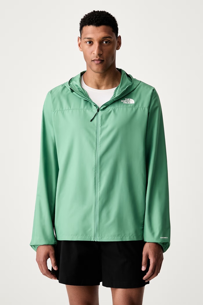 The North Face kurtka sportowa FONTANALES WIND JACKET zielony NF0A8FYAG571
