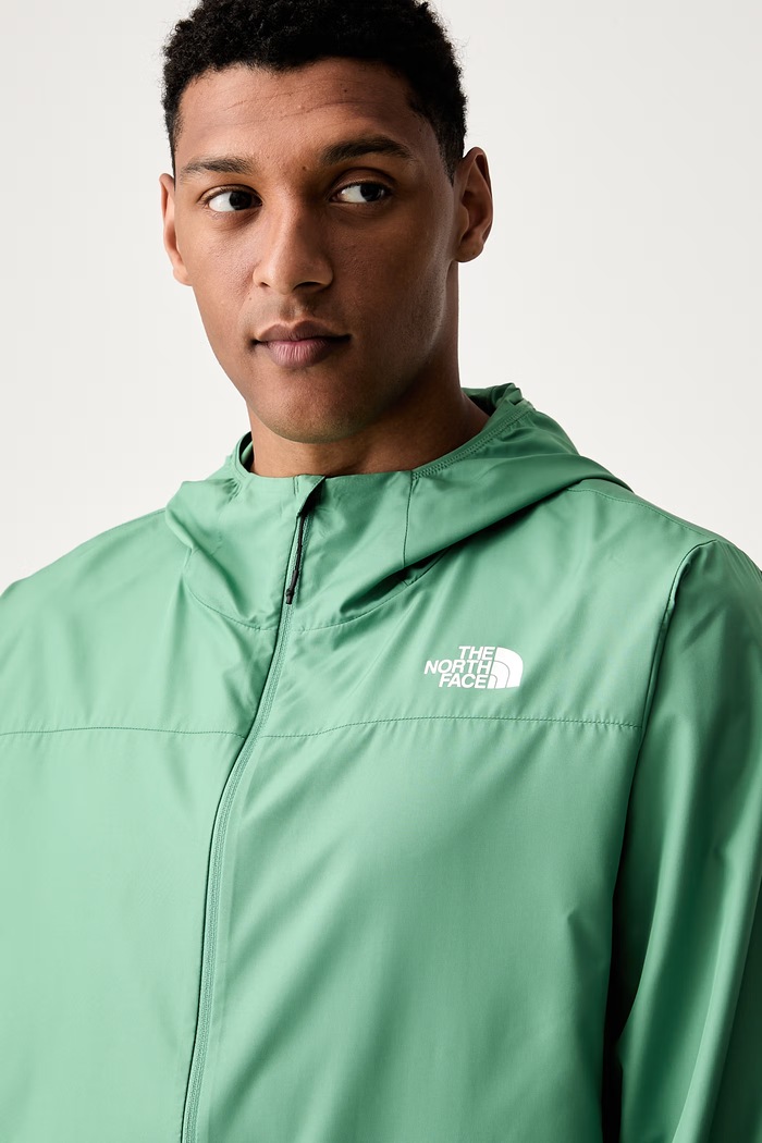 The North Face kurtka sportowa FONTANALES WIND JACKET zielony NF0A8FYAG571