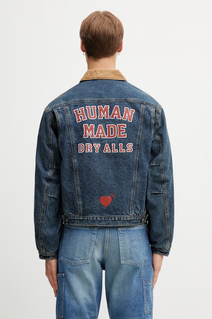 Human Made MENS WOVEN JACKET kurtka jeansowa męska niebieski HM31JK018